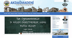 Desktop Screenshot of akdagmadeni.bel.tr