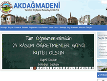 Tablet Screenshot of akdagmadeni.bel.tr